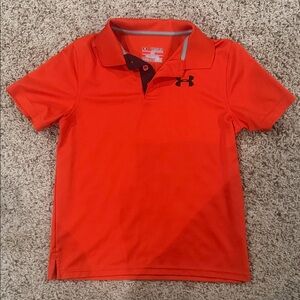 Under Armour Boys' Bright Orange Performance Polo